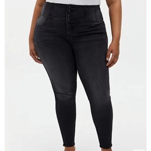 TORRID NWT 26T Corset Skinny Jean Premium Stretch